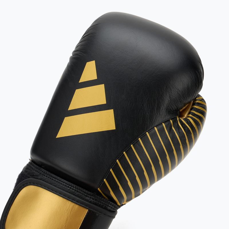 Боксерські рукавички adidas Wako ADIKBWKF200 black/gold 5