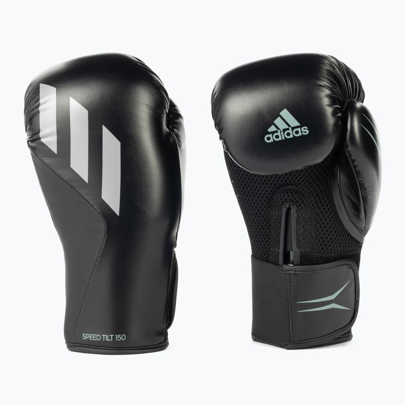 Рукавиці воксерські adidas Speed Tilt 150 чорні SPD150TG 3