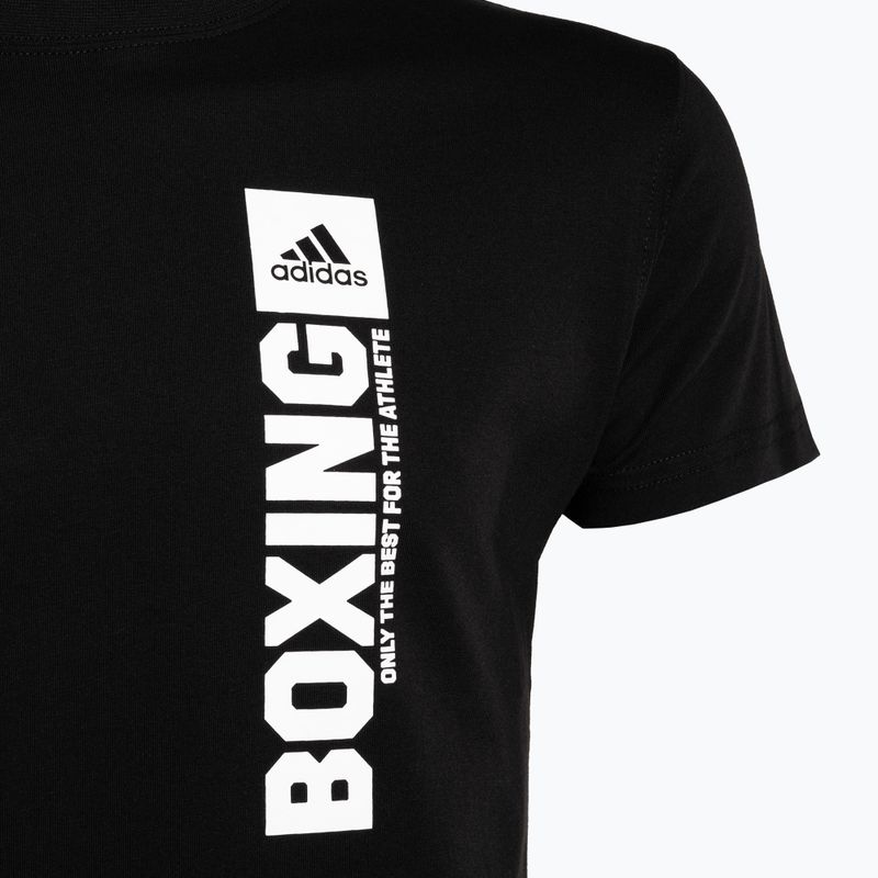 Чоловіча футболка adidas Boxing чорна/біла 3