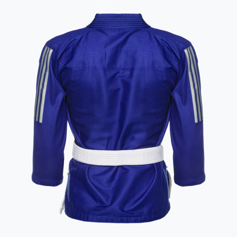 Дитячі кросівки для бразильського джиу-джитсу adidas Rookie сині/сірі 3