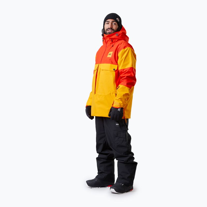Куртка лижна чоловіча Picture Anton 20/20 жовта MVT394-C 2