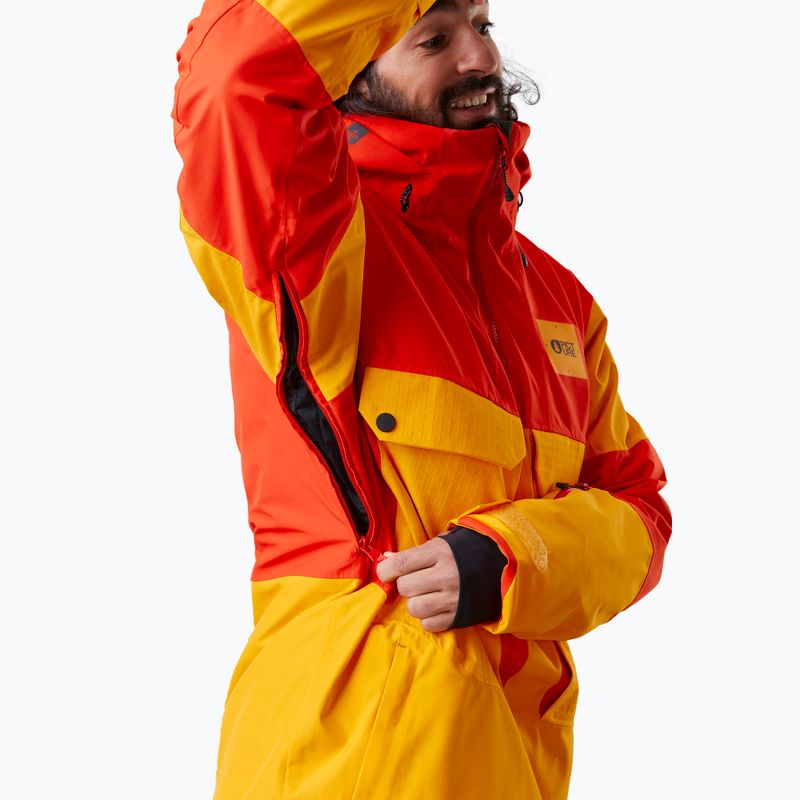 Куртка лижна чоловіча Picture Anton 20/20 жовта MVT394-C 8