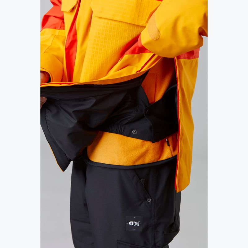 Куртка лижна чоловіча Picture Anton 20/20 жовта MVT394-C 10