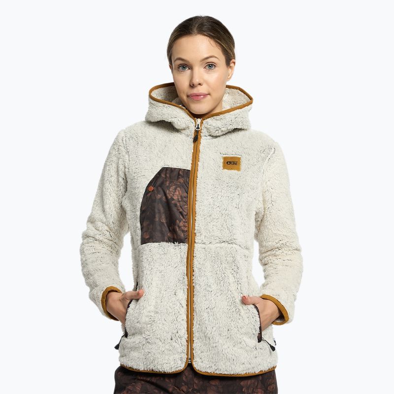 Кофта лижна жіноча Picture Izimo бежева SWT129-C