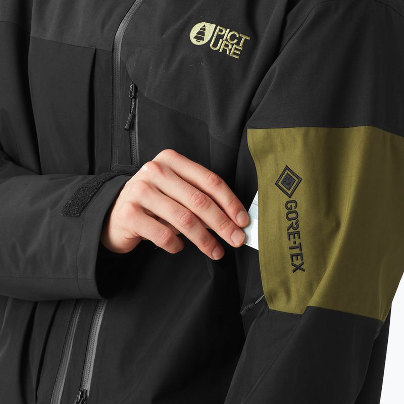 Куртка гірськолижна чоловіча Picture Lassen Gore-Tex 2L tobacco 8