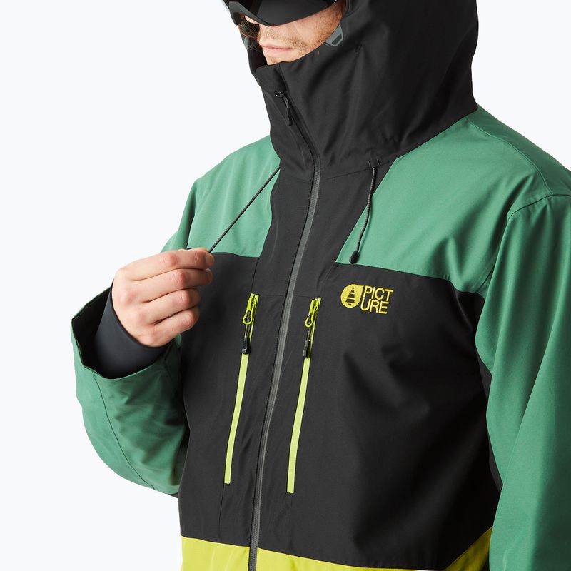 Куртка гірськолижна чоловіча Picture Object smoke pine black 5