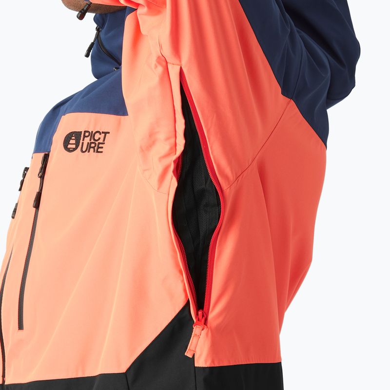 Куртка гірськолижна чоловіча Picture Object pariot blue neon flare 7
