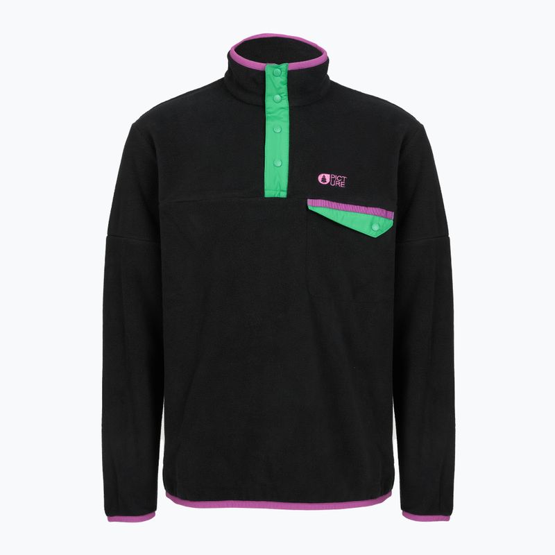 Кофта флісова гірськолижна чоловіча Picture Arcca 1/4 Zip black 6