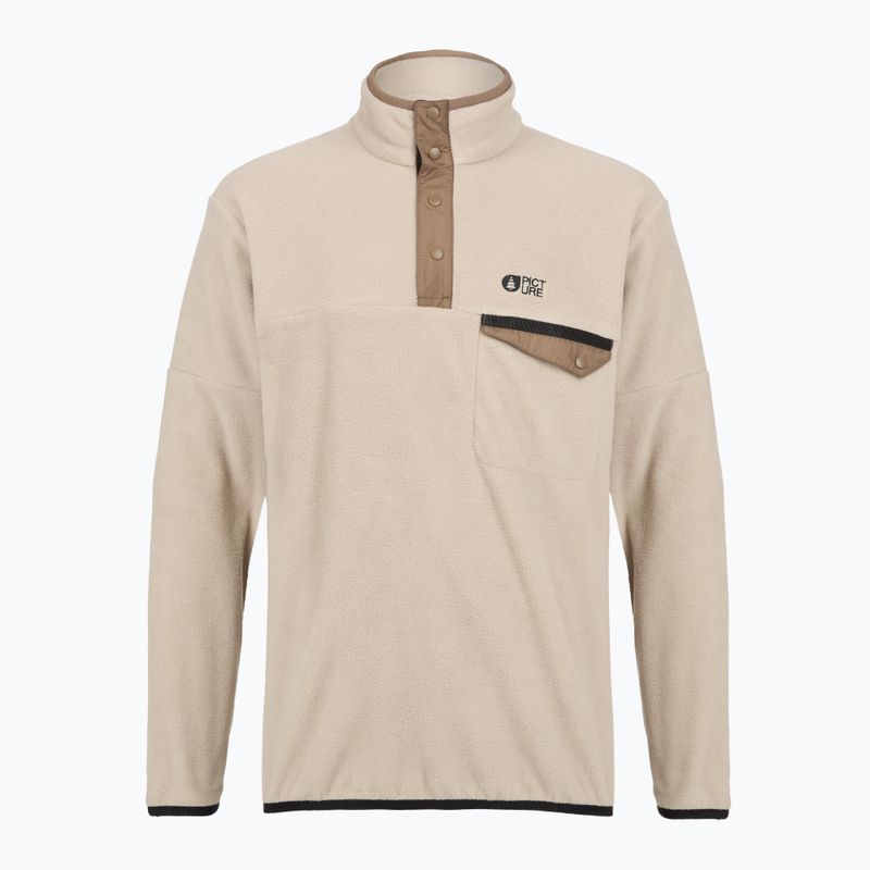 Кофта флісова гірськолижна чоловіча Picture Arcca 1/4 Zip pure cashmere 6