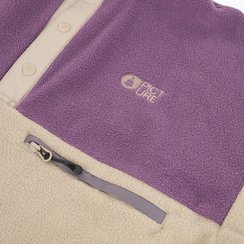 Кофта флісова гірськолижна жіноча Picture Arcca 1/4 Zip pure cashmere 9