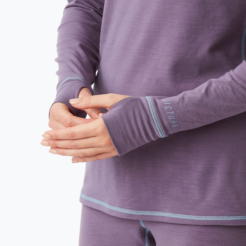 Лонгслів термічний жіночий Picture Milita grape jam 4