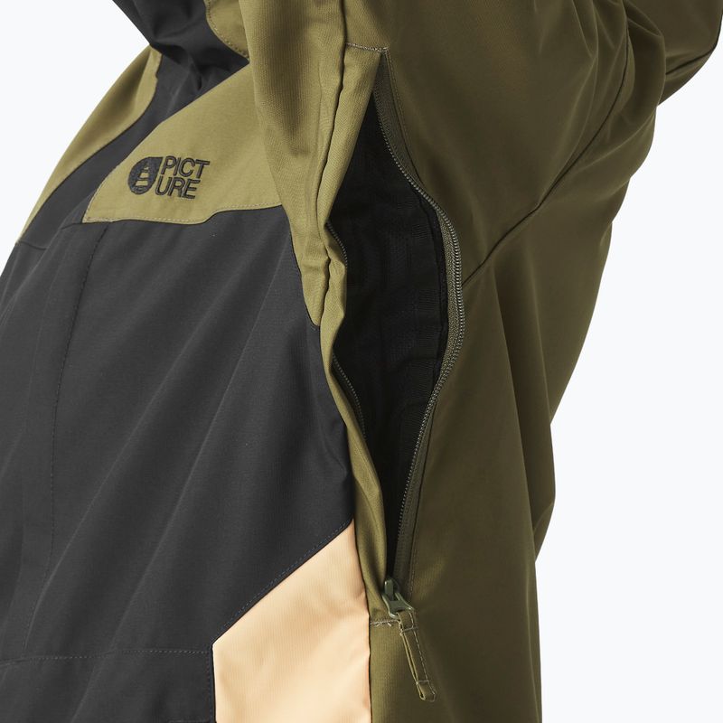 Куртка гірськолижна жіноча Picture Seakrest tobacco black 6