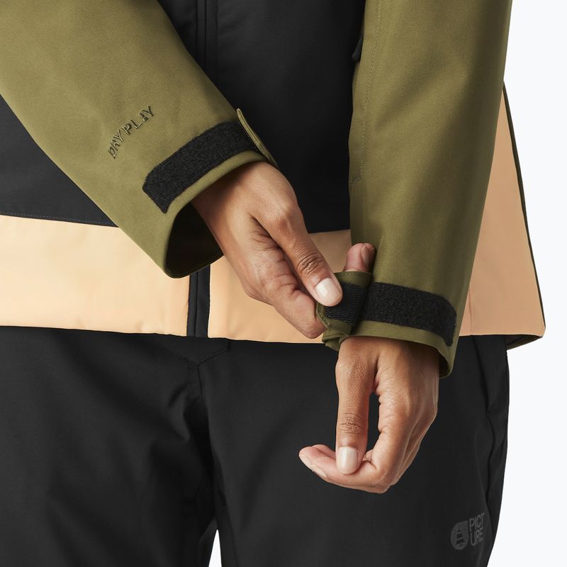 Жіноча гірськолижна куртка Picture Seakrest tobacco black 7