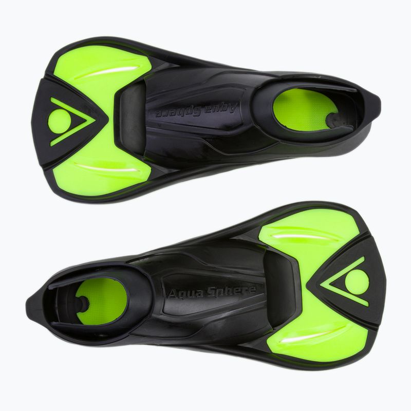 Ласти для плавання dziecięce Aquasphere Microfin yellow/black 2