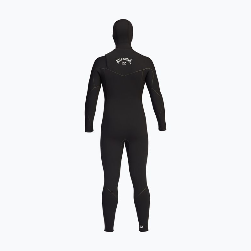 Гідрокостюм чоловічий Billabong 5/4 Furnace Hooded CZ Full black 7