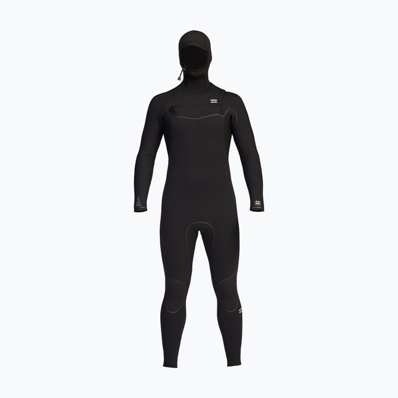 Гідрокостюм чоловічий Billabong 5/4 Furnace Hooded CZ Full black 8
