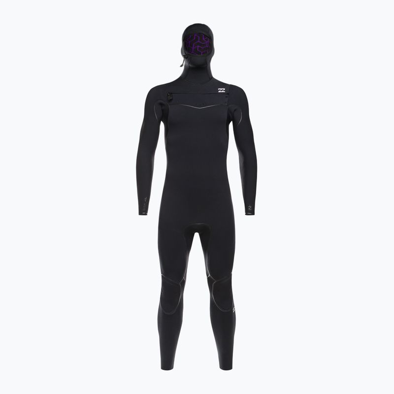 Гідрокостюм чоловічий Billabong 5/4 Furnace Hooded CZ Full black 2