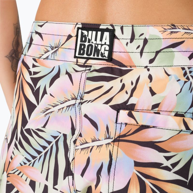 Шорти для плавання жіночі Billabong Postcards From Paradise black pebble 4