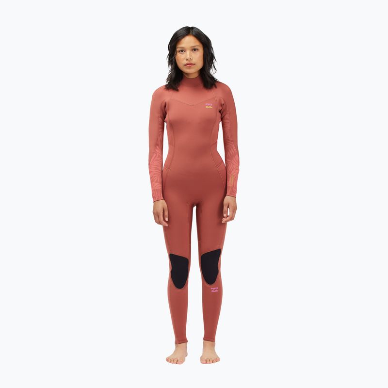 Гідрокостюм жіночий Billabong 3/2 Synergy BZ L/SL red clay