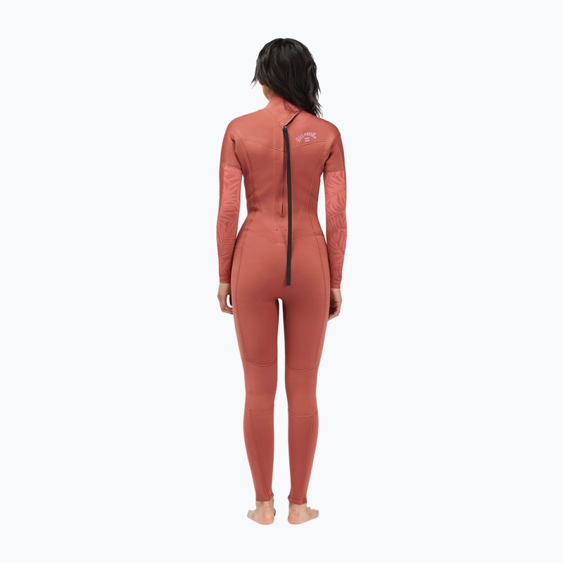 Гідрокостюм жіночий Billabong 3/2 Synergy BZ L/SL red clay 3