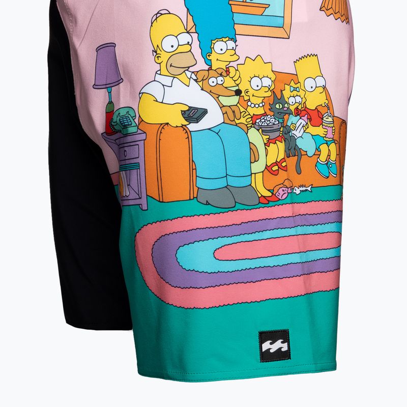 Шорти для плавання чоловічі Billabong Simpsons Family Couch black 7
