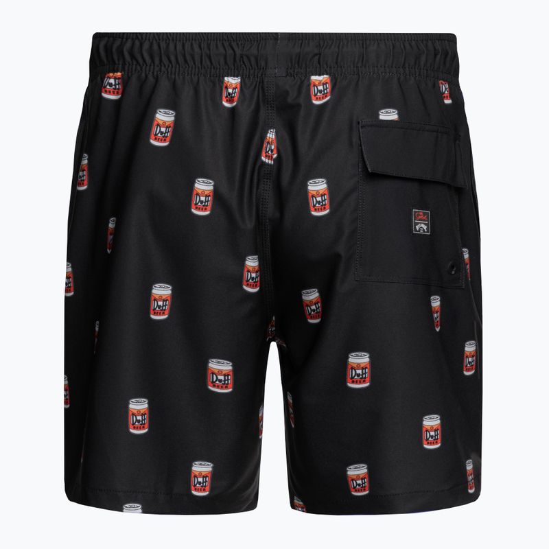 Шорти для плавання чоловічі Billabong Simpsons Duff black 2