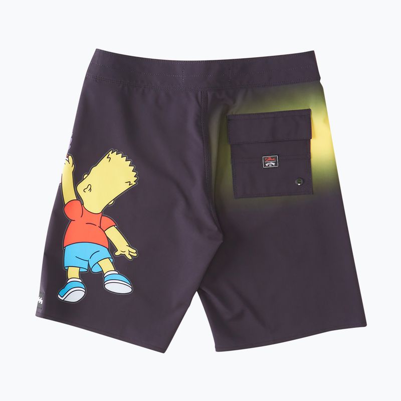 Шорти для плавання дитячі Billabong Simpsons El Barto Pro black 2