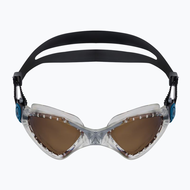 Окуляри для плавання Aquasphere Kayenne 2022 transparent/silver/brown polarized 2