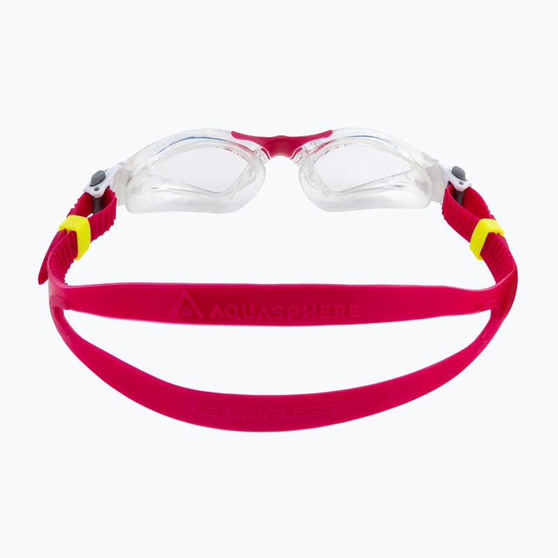 Окуляри для плавання дитячі Aquasphere Kayenne Compact 2022 transparent/raspberry/clear 5