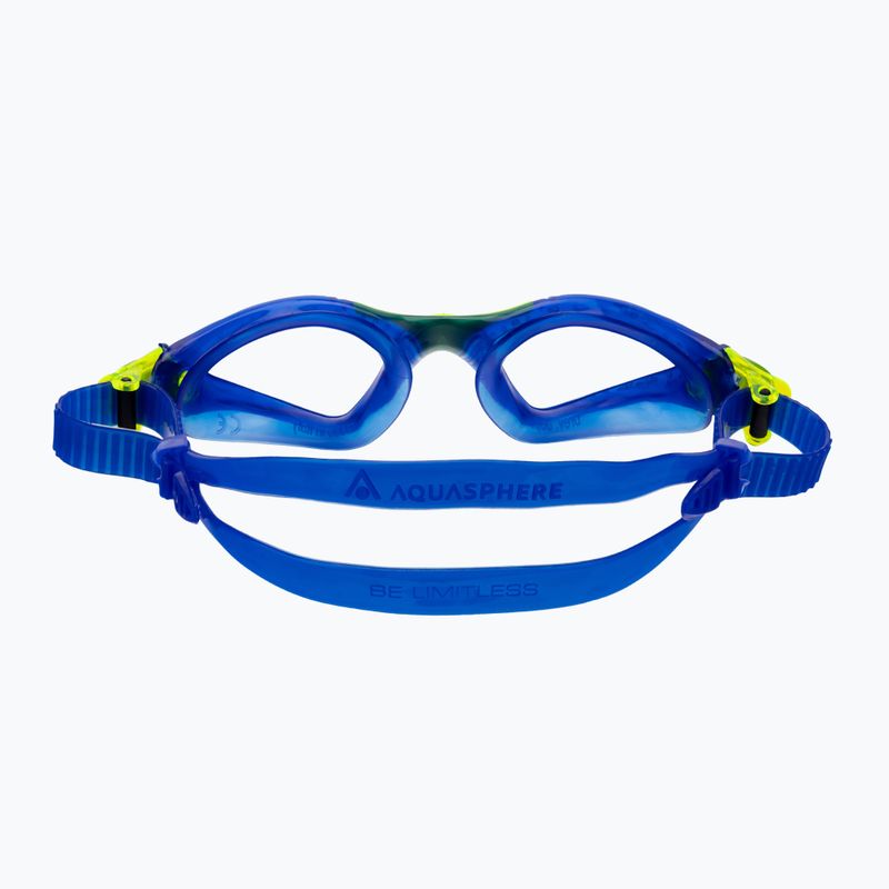 Окуляри для плавання дитячі Aquasphere Kayenne 2022 blue/yellow/clear 5