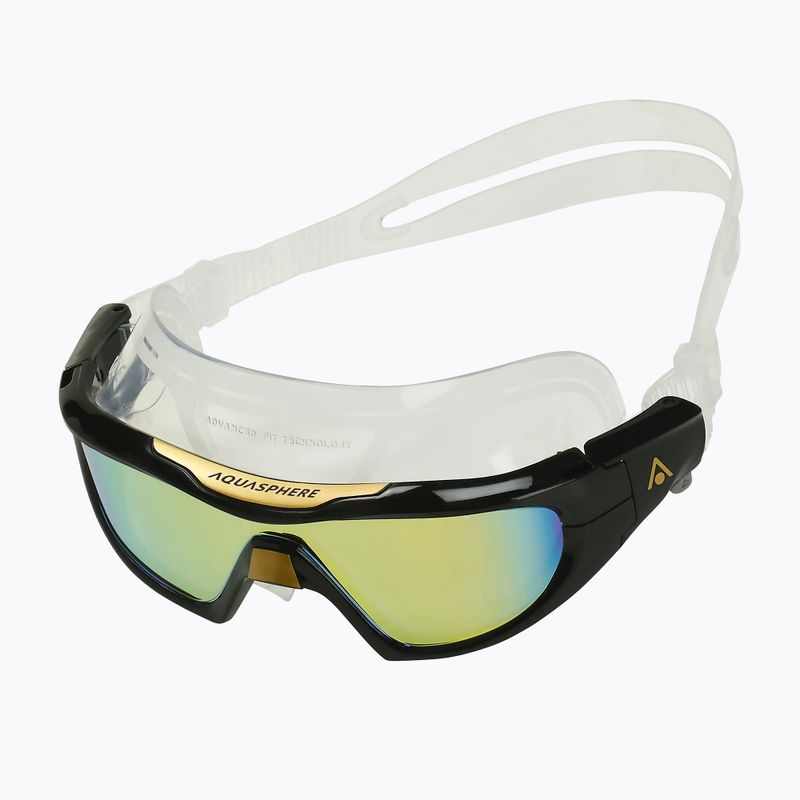 Маска для плавання Aquasphere Vista Pro transparent/gold titanium