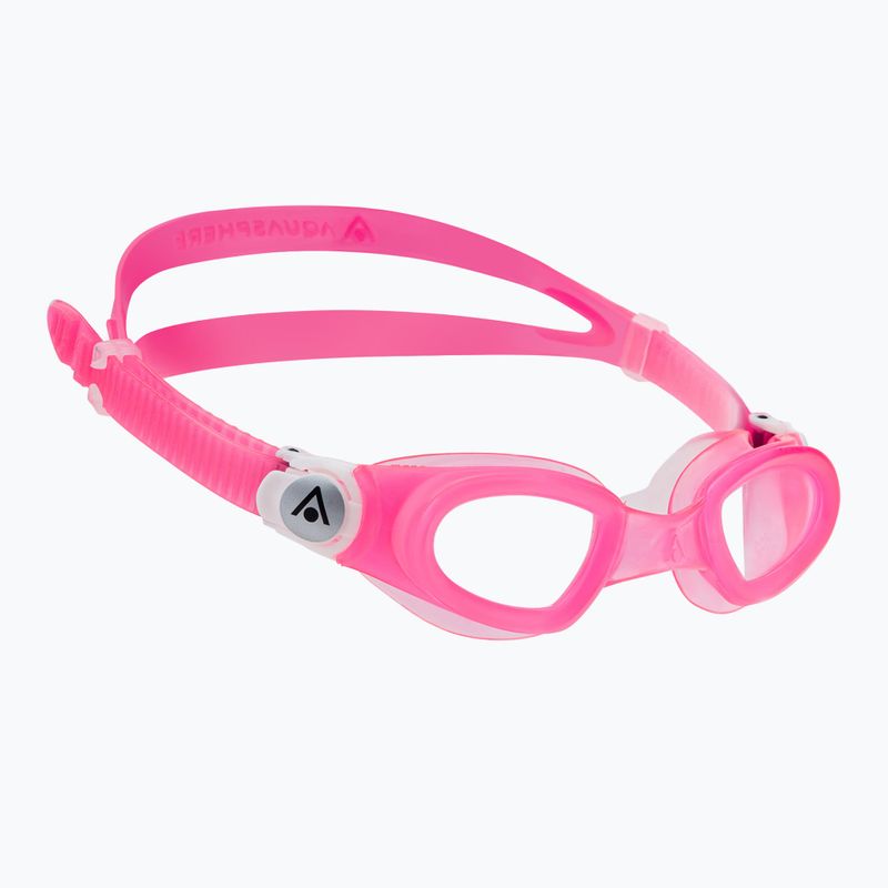 Окуляри для плавання дитячі Aquasphere Moby Kid pink/white/clear