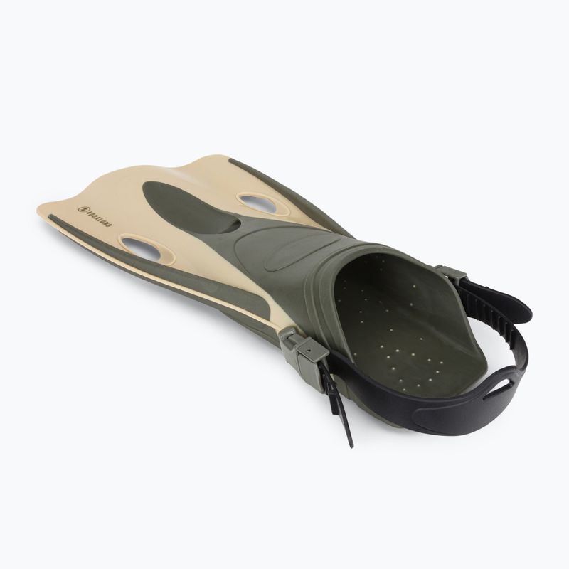 Набір для снорклінгу Aqualung Nabul Set beige/dark green 13