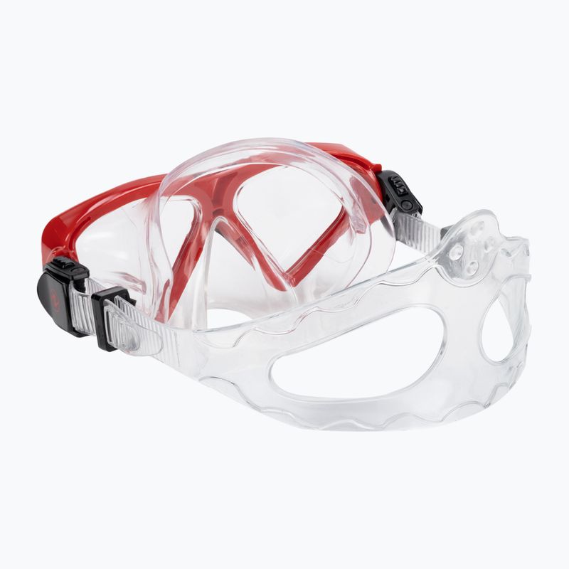 Набір для снорклінгу Aqualung Saturn Combo transparent/red 4