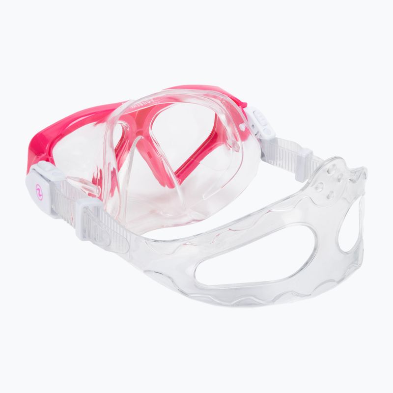 Набір для снорклінгу Aqualung Saturn Combo transparent/pink 4