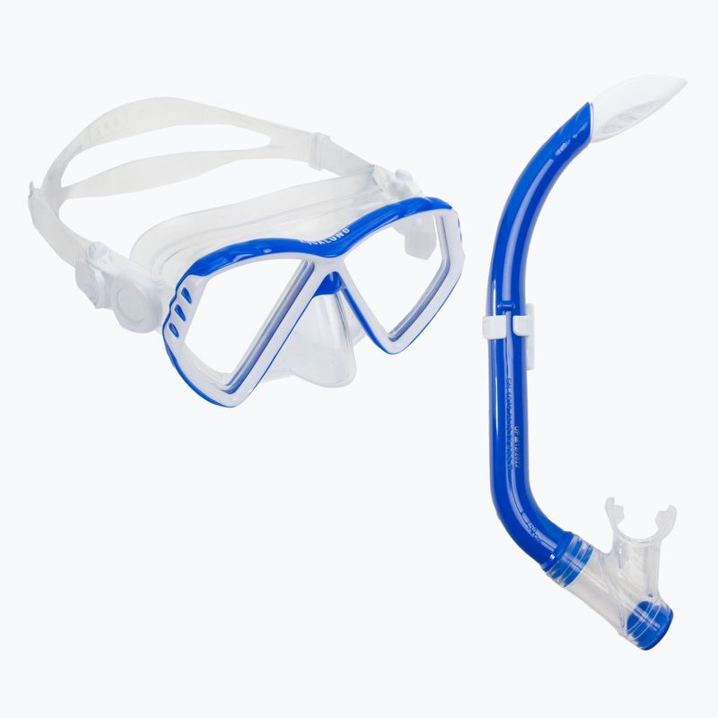 Набір для снорклінгу дитячий Aqualung Cub Combo transparent/blue