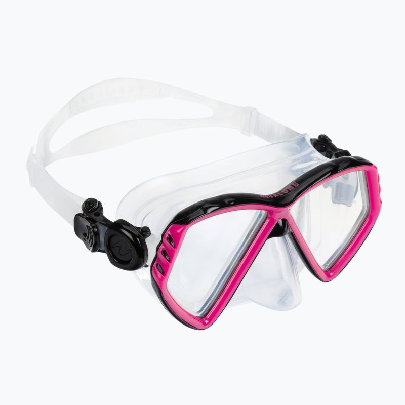 Набір для снорклінгу дитячий Aqualung Cub Combo transparent/pink 2