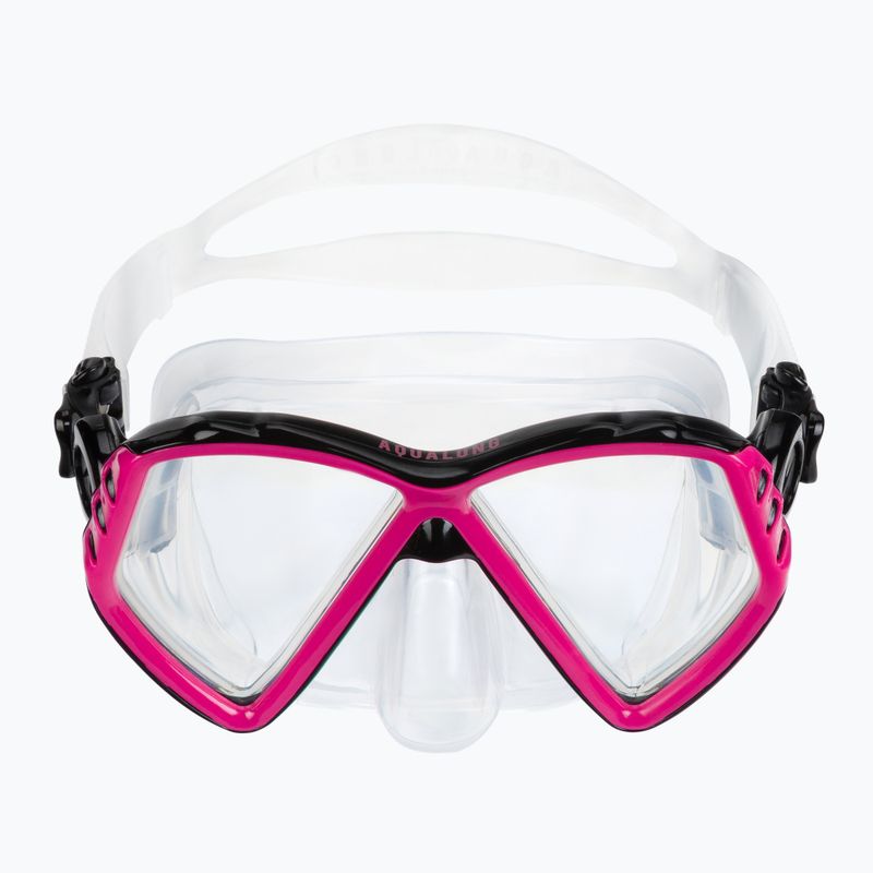 Набір для снорклінгу дитячий Aqualung Cub Combo transparent/pink 3