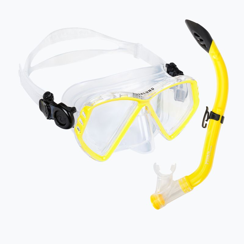 Набір для снорклінгу дитячий Aqualung Cub Combo transparent/yellow