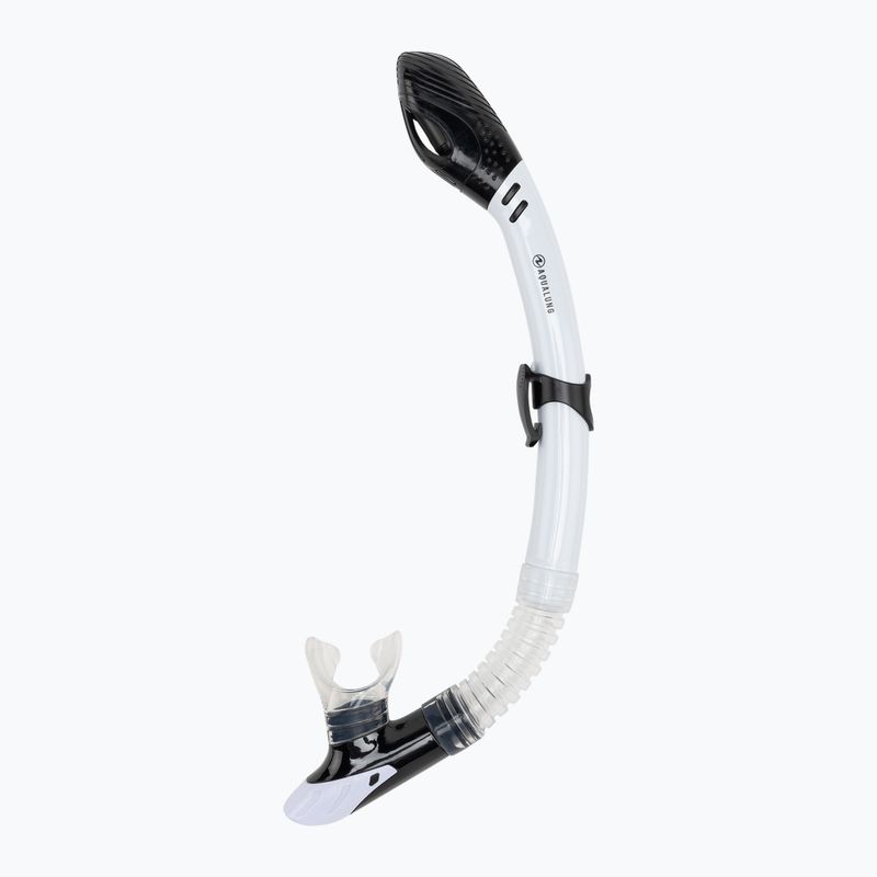 Трубка для снорклінгу Aqualung Gobi Dry white/black