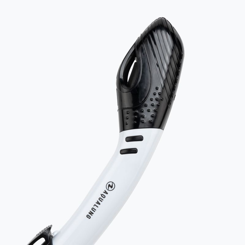 Трубка для снорклінгу Aqualung Gobi Dry white/black 2