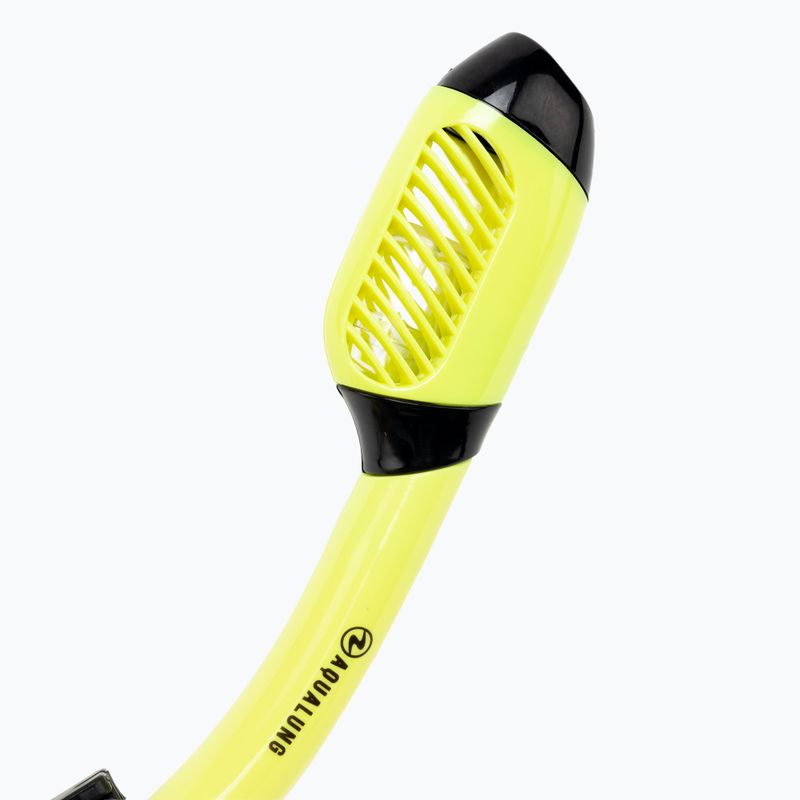 Трубка для снорклінгу дитяча Aqualung Baffin yellow/black 2