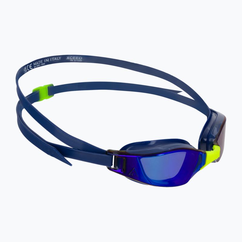Окуляри для плавання Aquasphere Xceed 2022 navy blue/navy blue/mirror blue