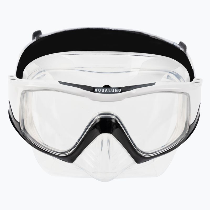 Маска для снорклінгу Aqualung Vita white/black 2