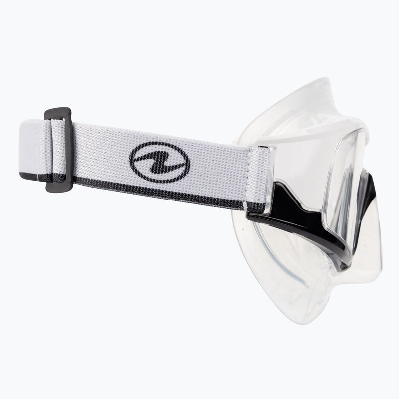 Маска для снорклінгу Aqualung Vita white/black 3