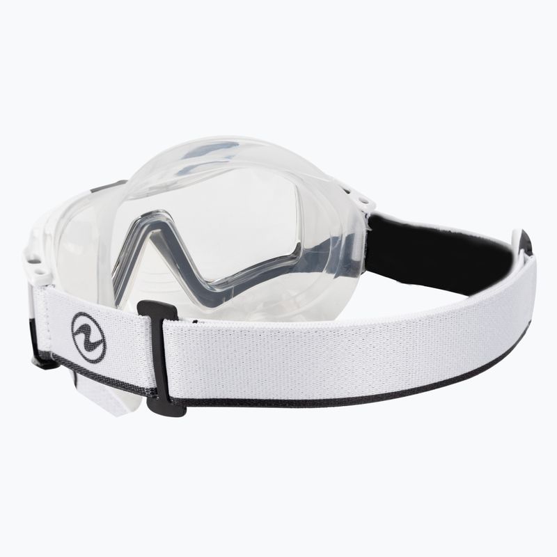 Маска для снорклінгу Aqualung Vita white/black 4