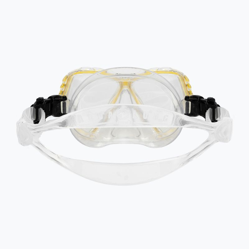 Маска для снорклінгу дитяча Aqualung Cub transparent/yellow 5