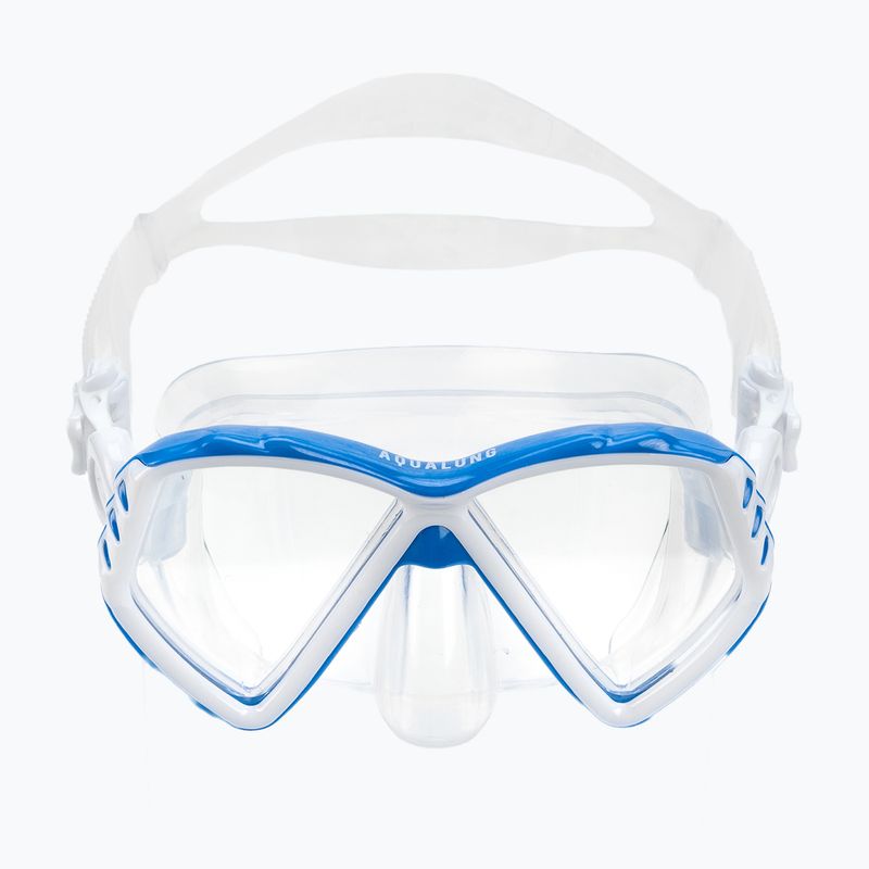 Маска для снорклінгу дитяча Aqualung Cub transparent/blue 2