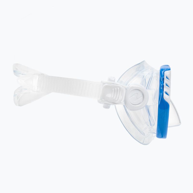 Маска для снорклінгу дитяча Aqualung Cub transparent/blue 3