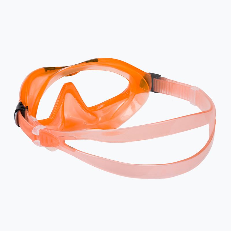 Маска для снорклінгу дитяча Aqualung Mix orange/black 4